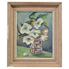 Natura morta francese vintage con cornice