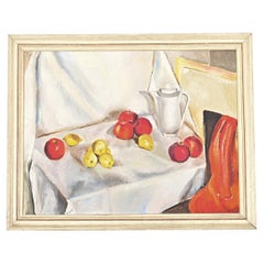 French Vintage Framed Still Life Painting