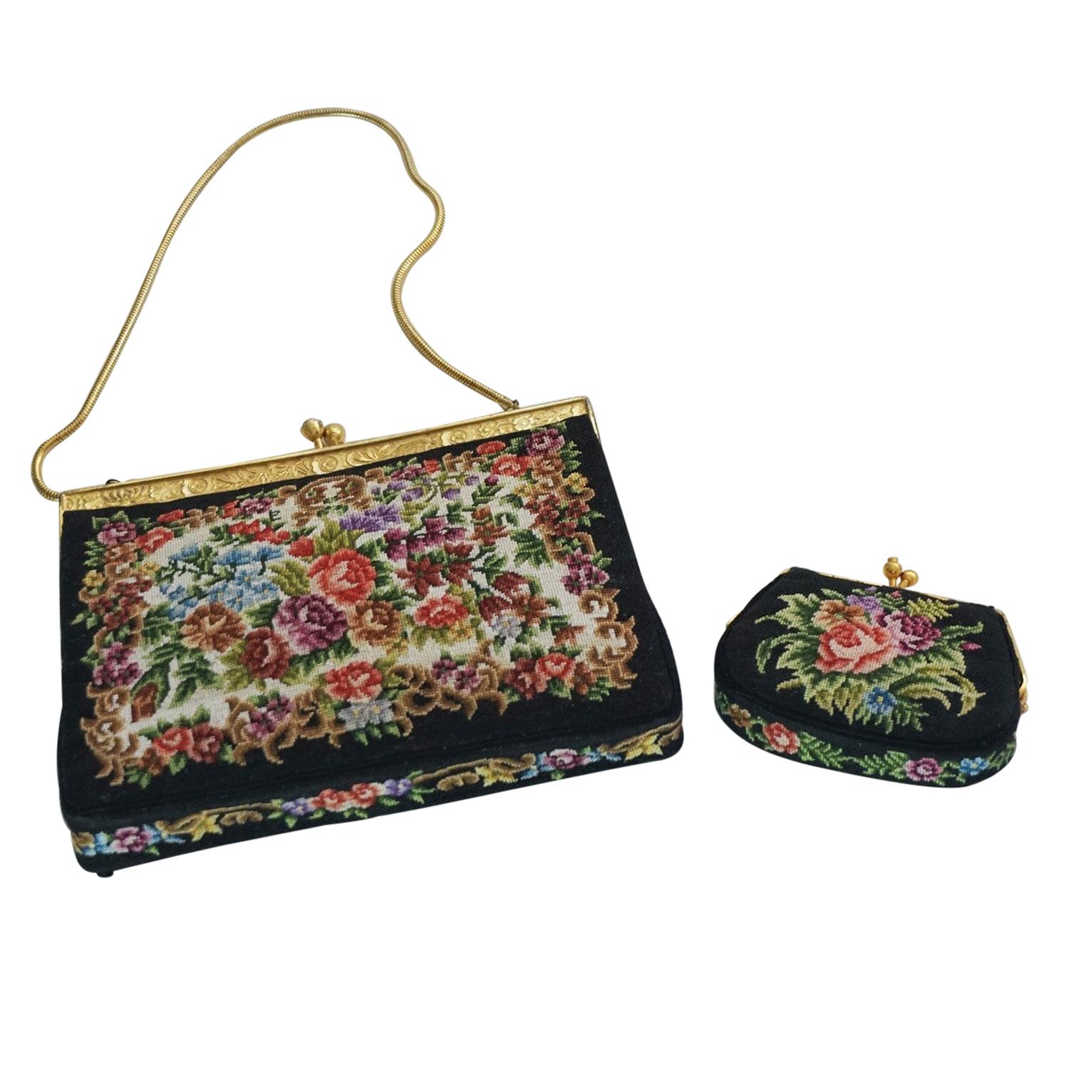 Women's Heather Embroidered Flap Satchel Handbags 4 Colors Bag NWT DE679718 