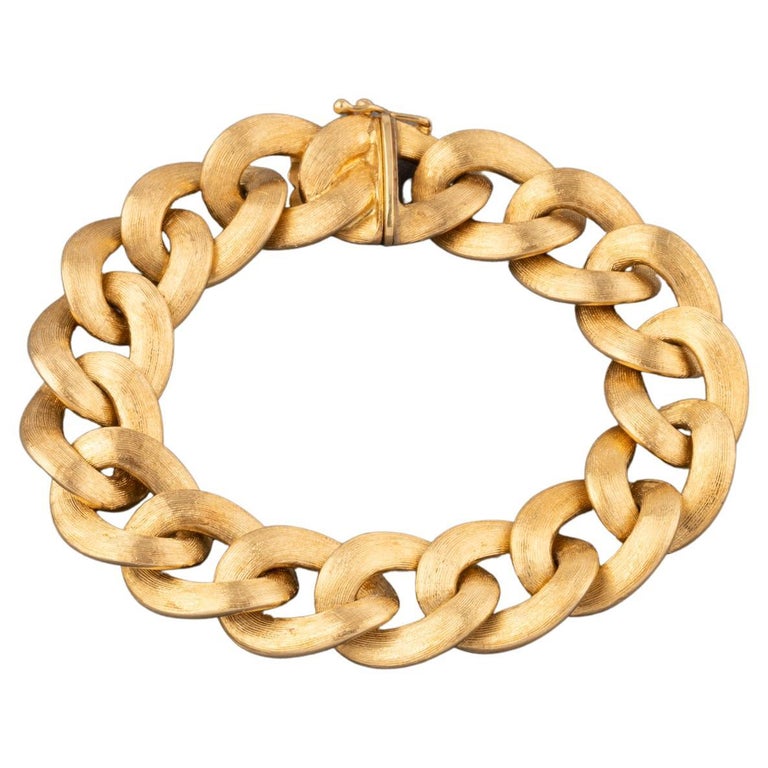 French Vintage Gold Bracelet For Sale at 1stDibs