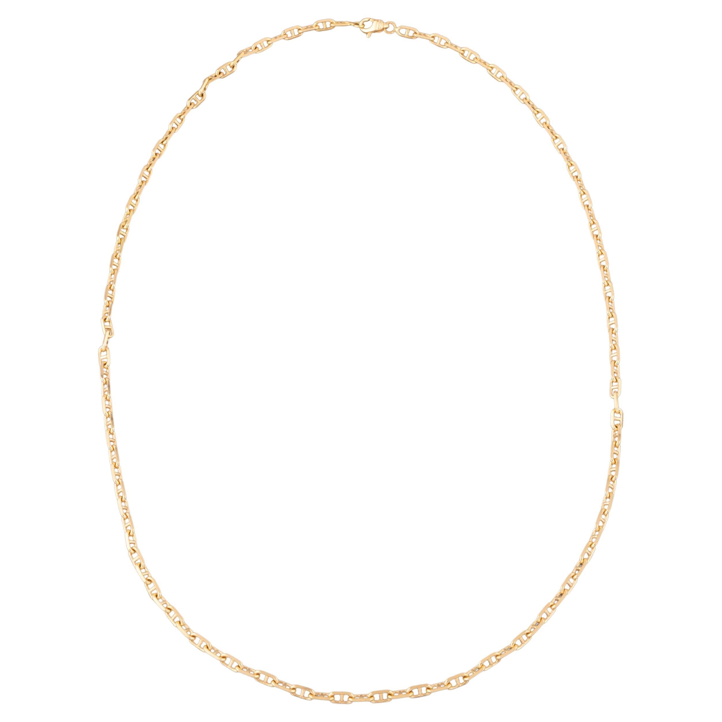 French Vintage Gold Chain Necklace