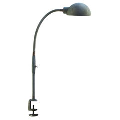 French Vintage Industrial Metal Machinist Table Light by Adher Lampes