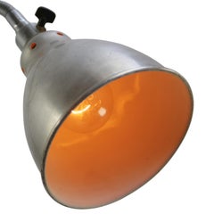 French Vintage Industrial Metal Machinist Table Light by Ki-É-Klair