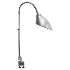 French Vintage Industrial Metal Machinist Table Light by Ki-É-Klair