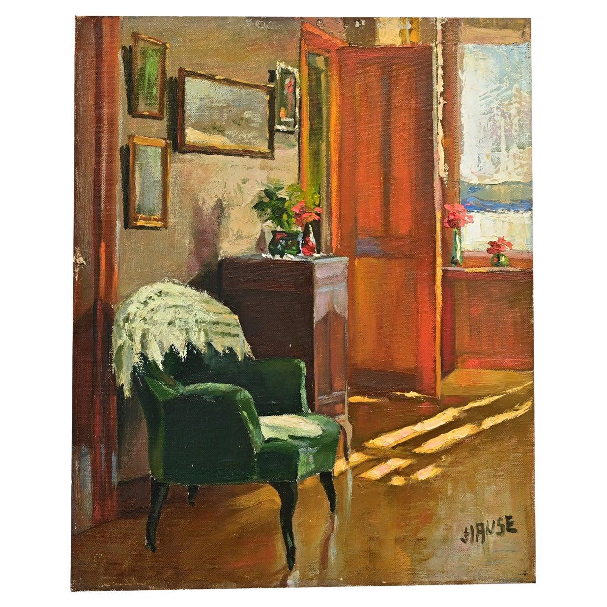 French Vintage Interior Rendering