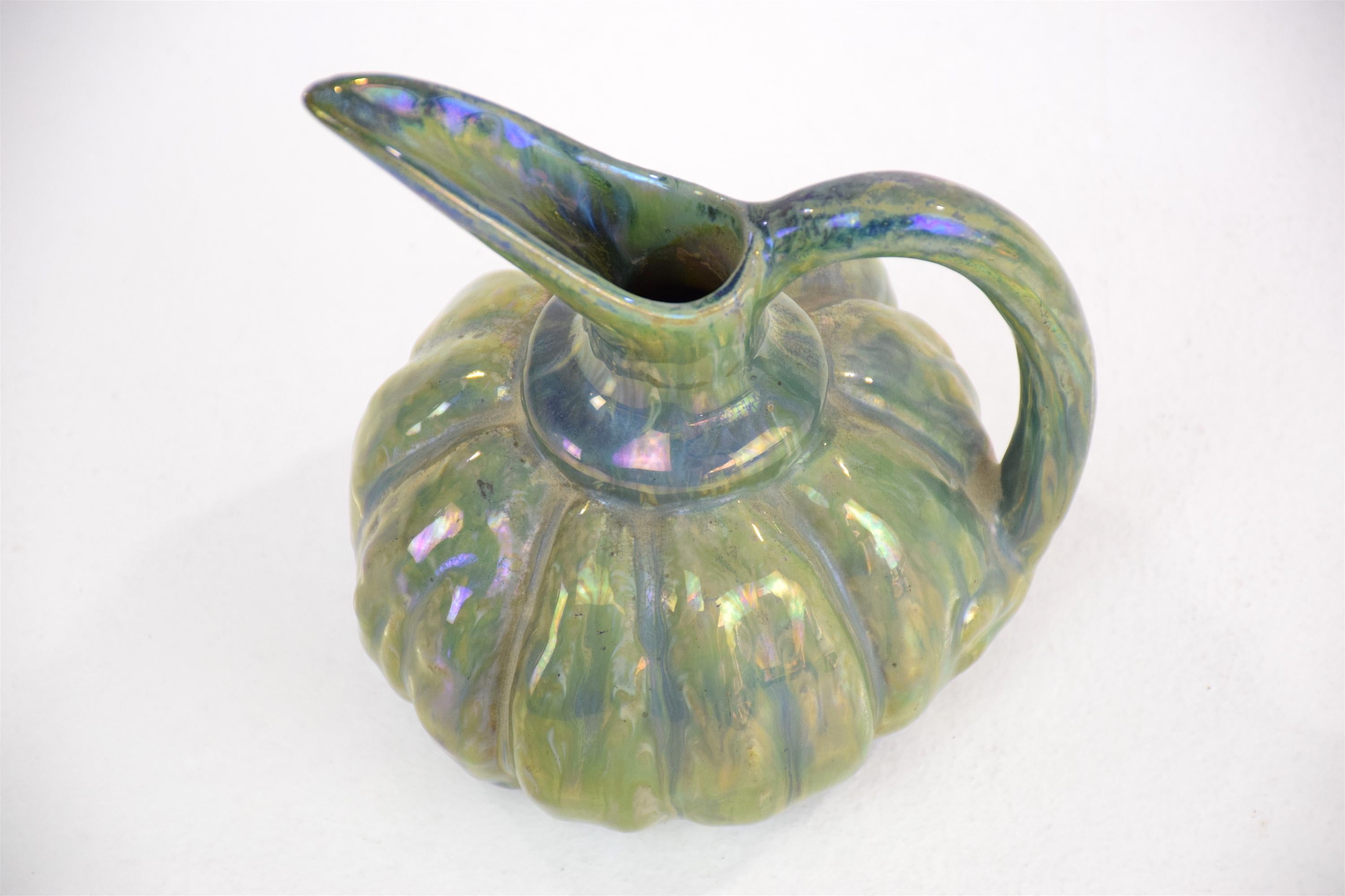 antique ceramic pitcher