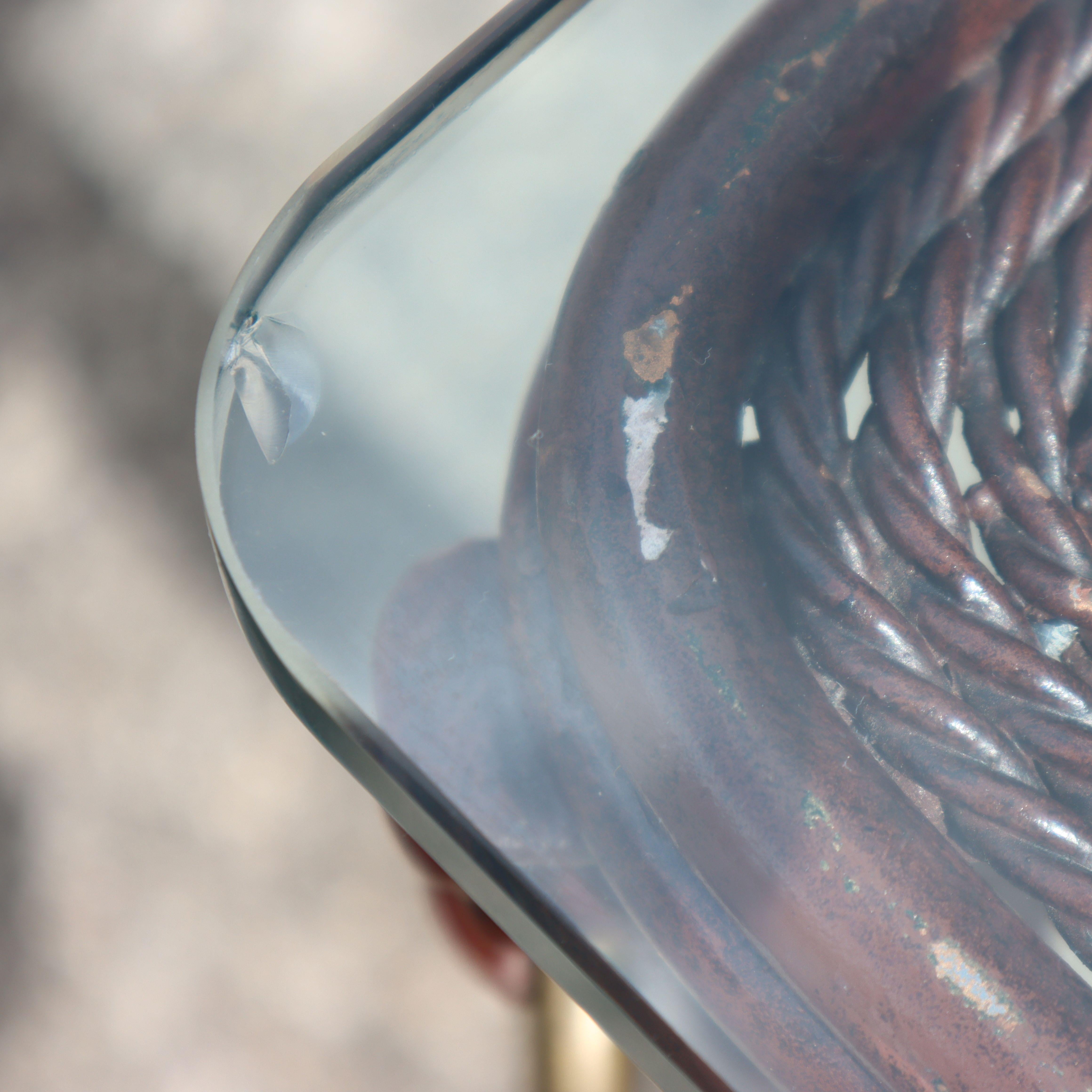 French Vintage Iron and Glas Coffee Table-Cocktail Table-Lounge Table-80s For Sale 10