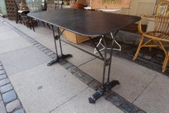 French Vintage Iron Bistro Table