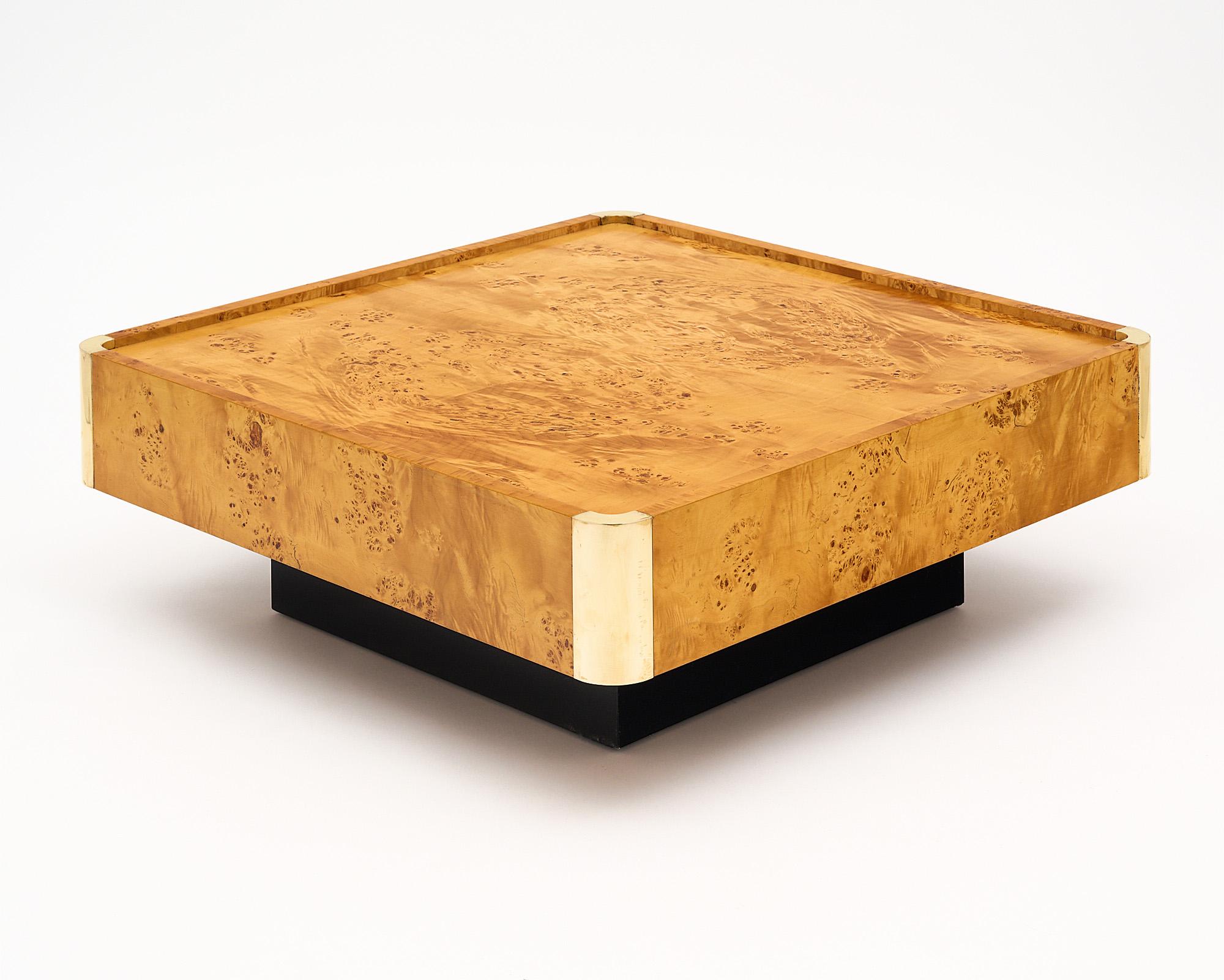 Modern French Vintage Jean-Claude Mahey Coffee Table For Sale
