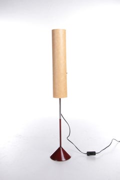 Lampada da tavolo Koker vintage francese con base in metallo, anni '60