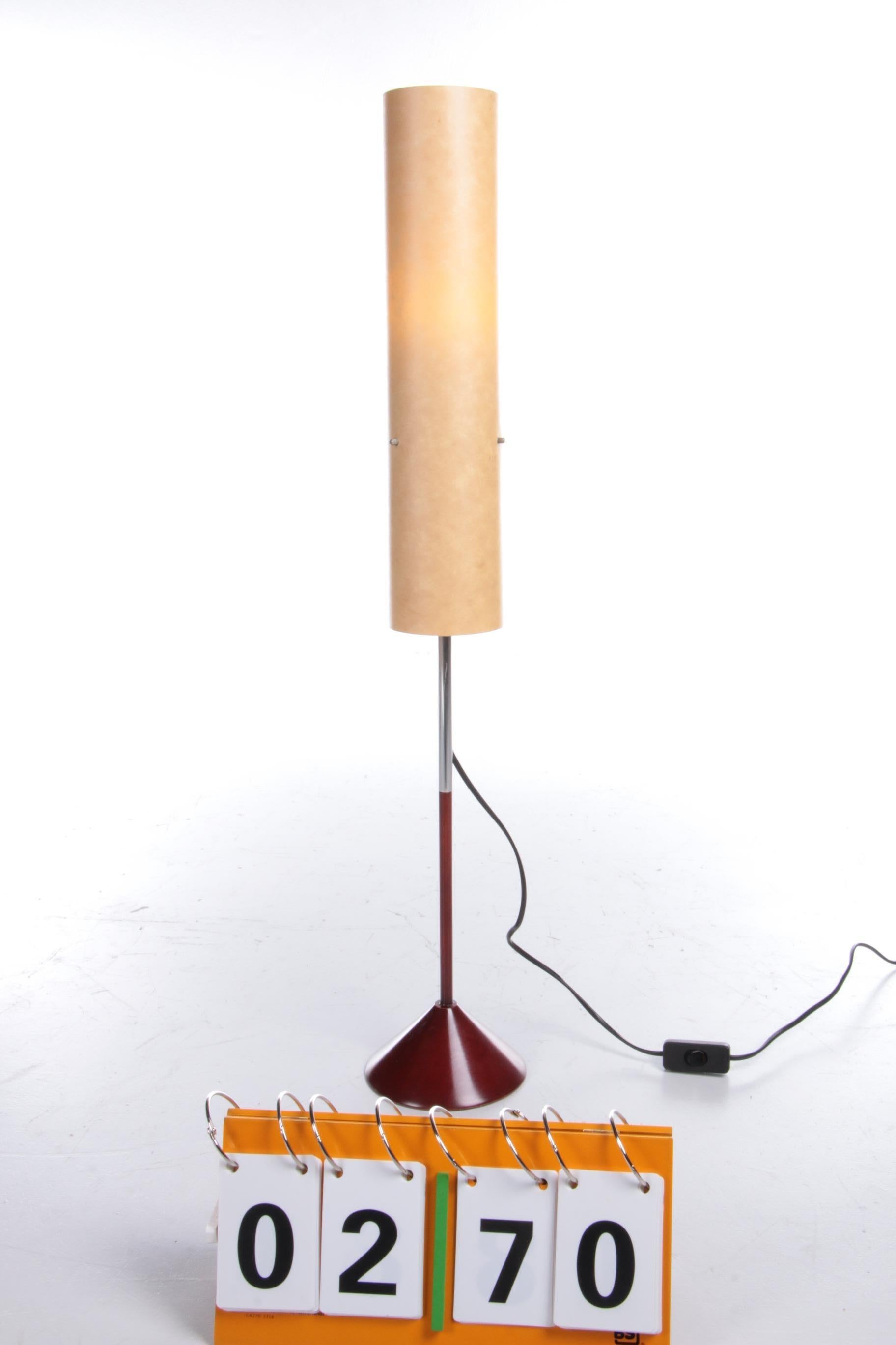 Mid-Century Modern Lampe de bureau vintage française Koker avec base en métal, années 1960 en vente