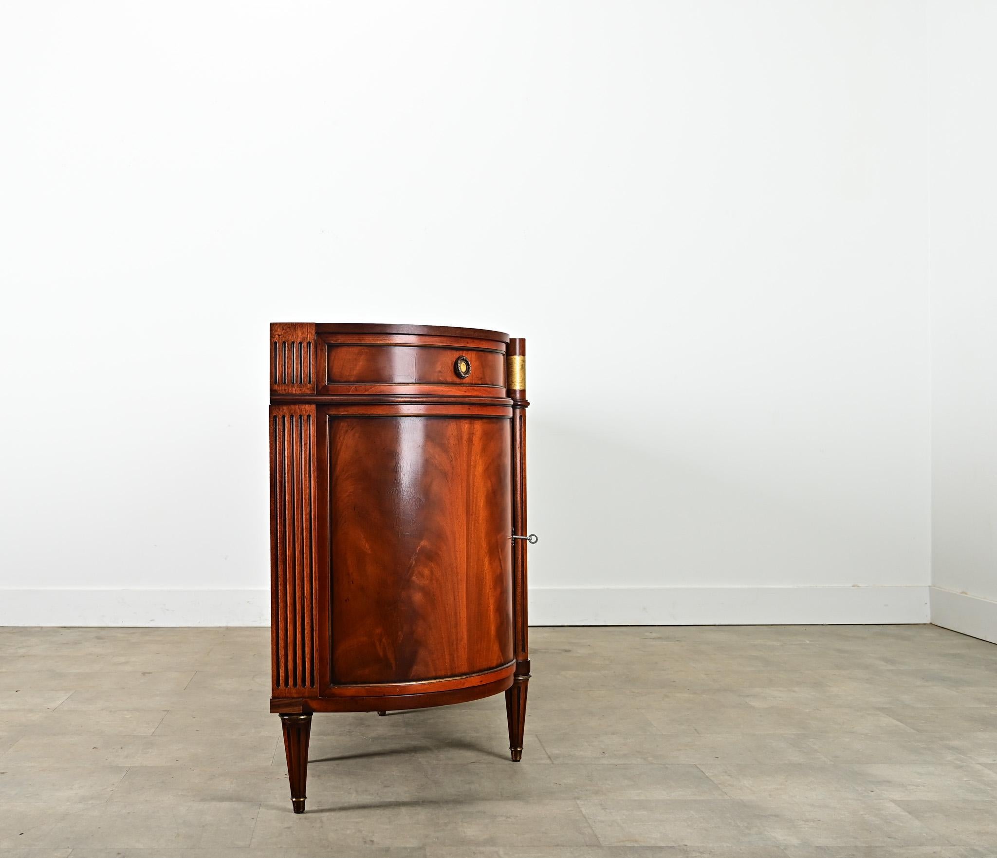 20th Century French Vintage Louis XVI Style Mahogany Enfilade For Sale