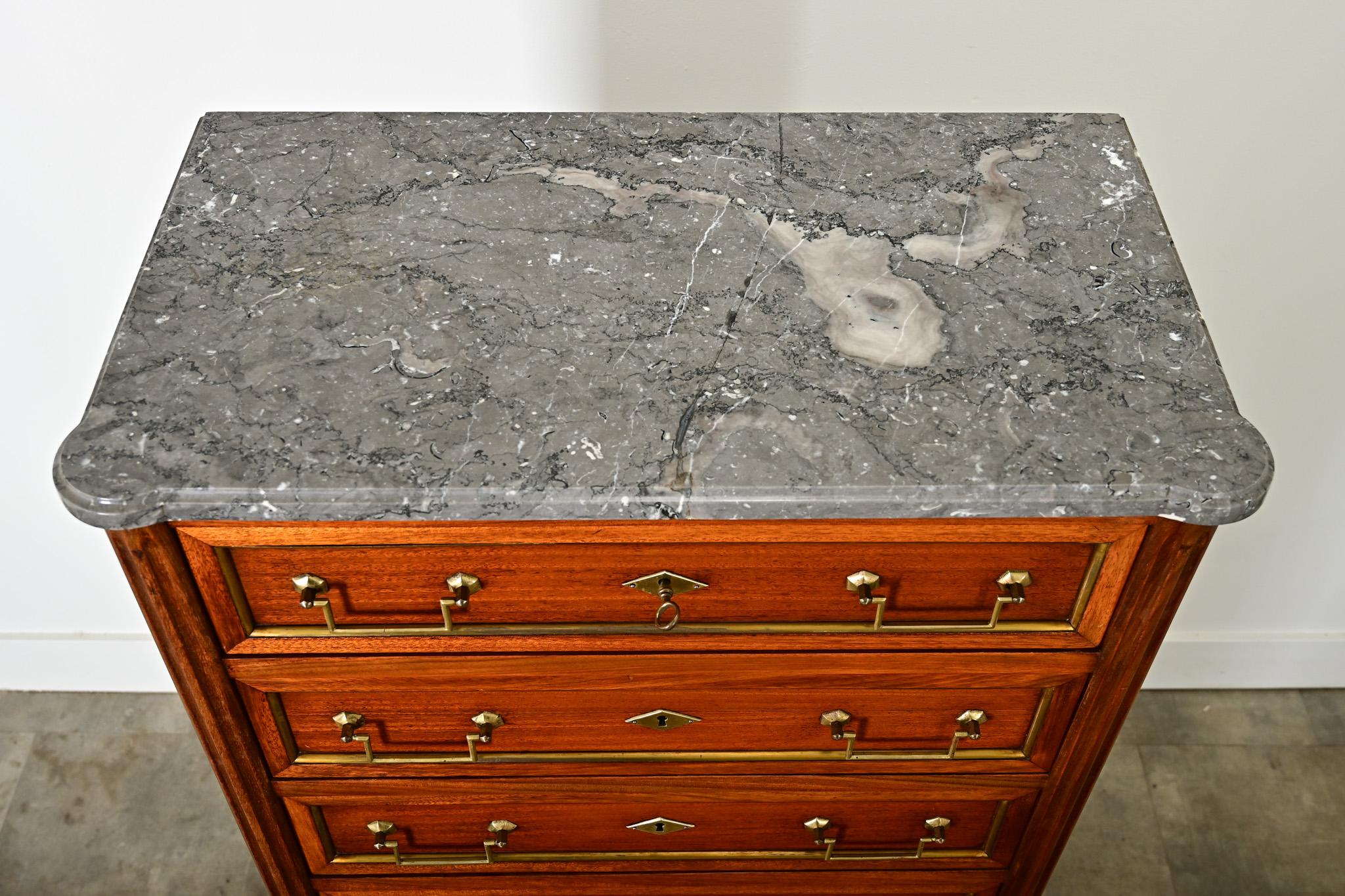 French Vintage Louis XVI Style Semainier In Good Condition For Sale In Baton Rouge, LA