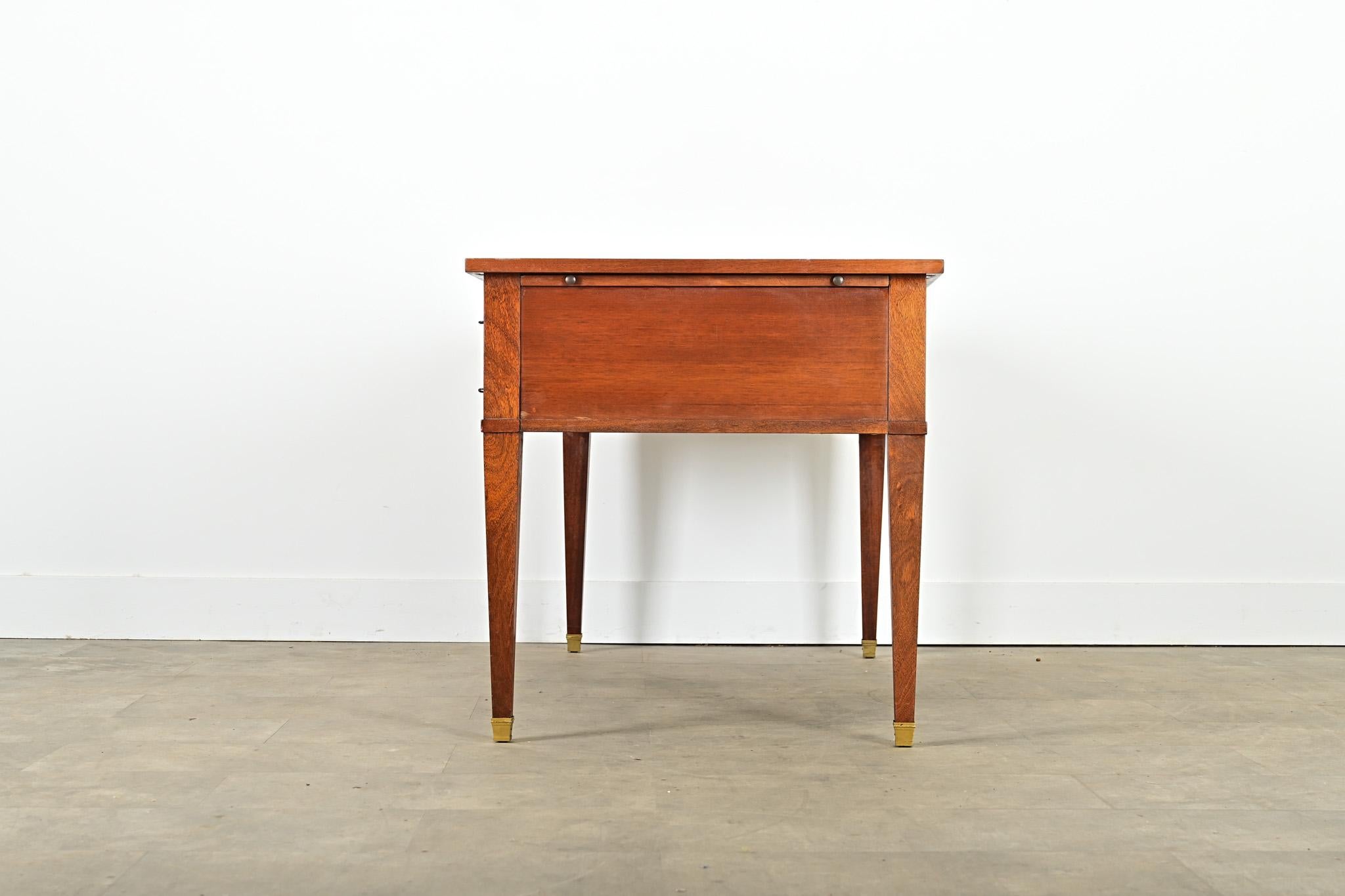 French Vintage Mahogany Directoire Style Desk For Sale 4