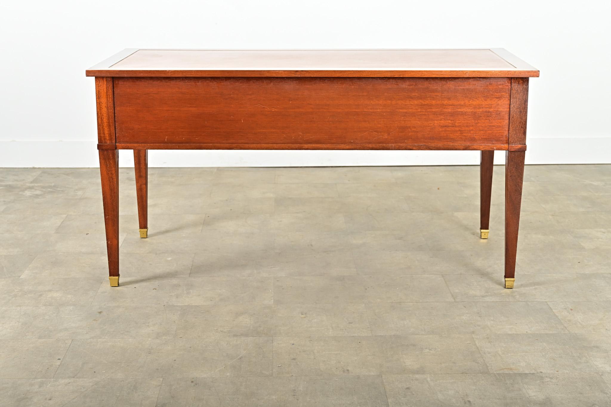 French Vintage Mahogany Directoire Style Desk For Sale 5