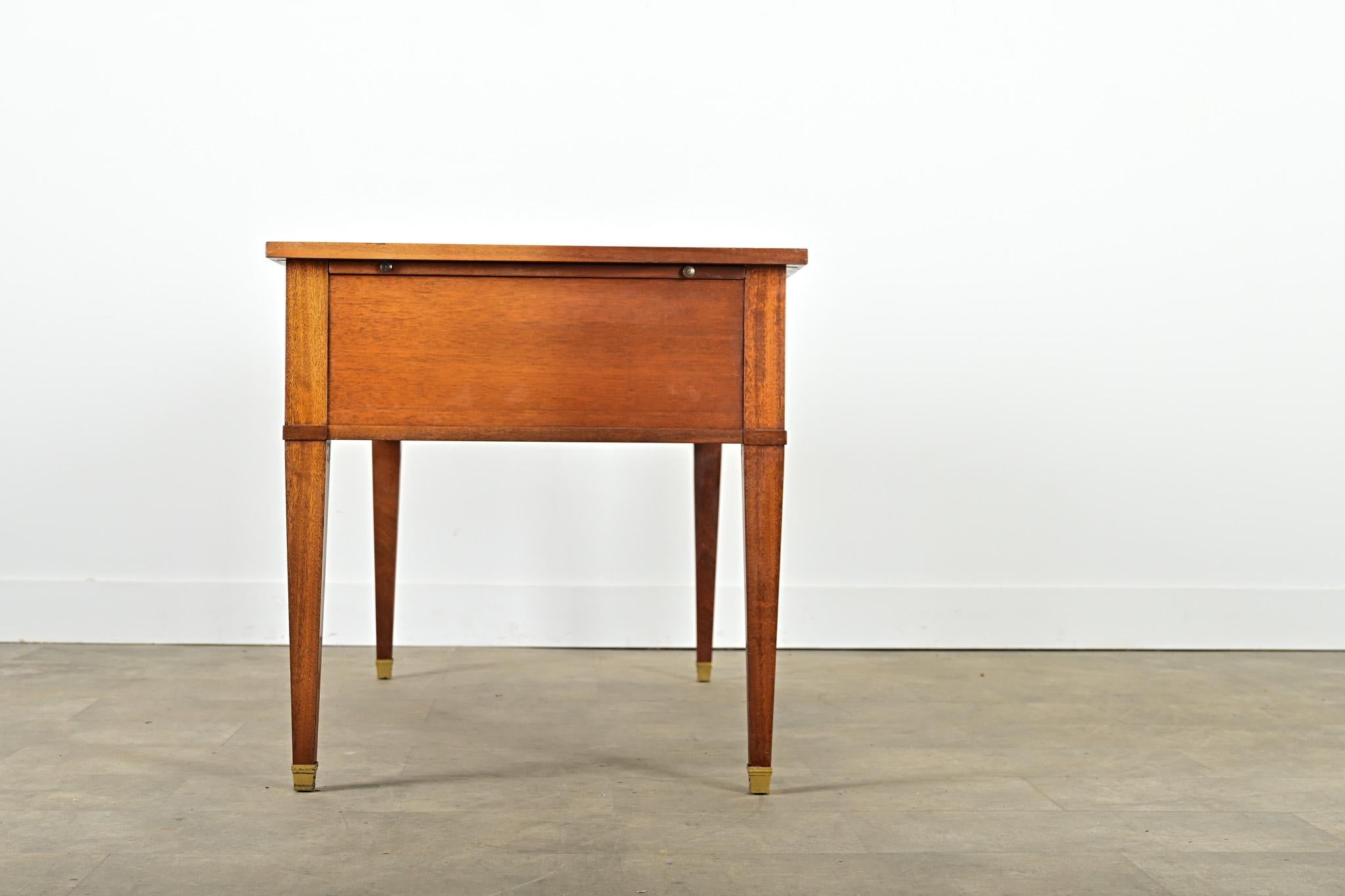 French Vintage Mahogany Directoire Style Desk For Sale 6
