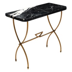 French Vintage Marble Console Table