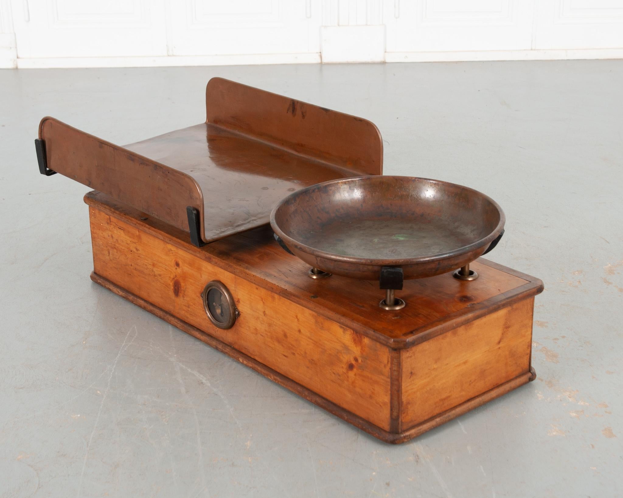 19th Century French Vintage Massive Culinary Scale For Sale