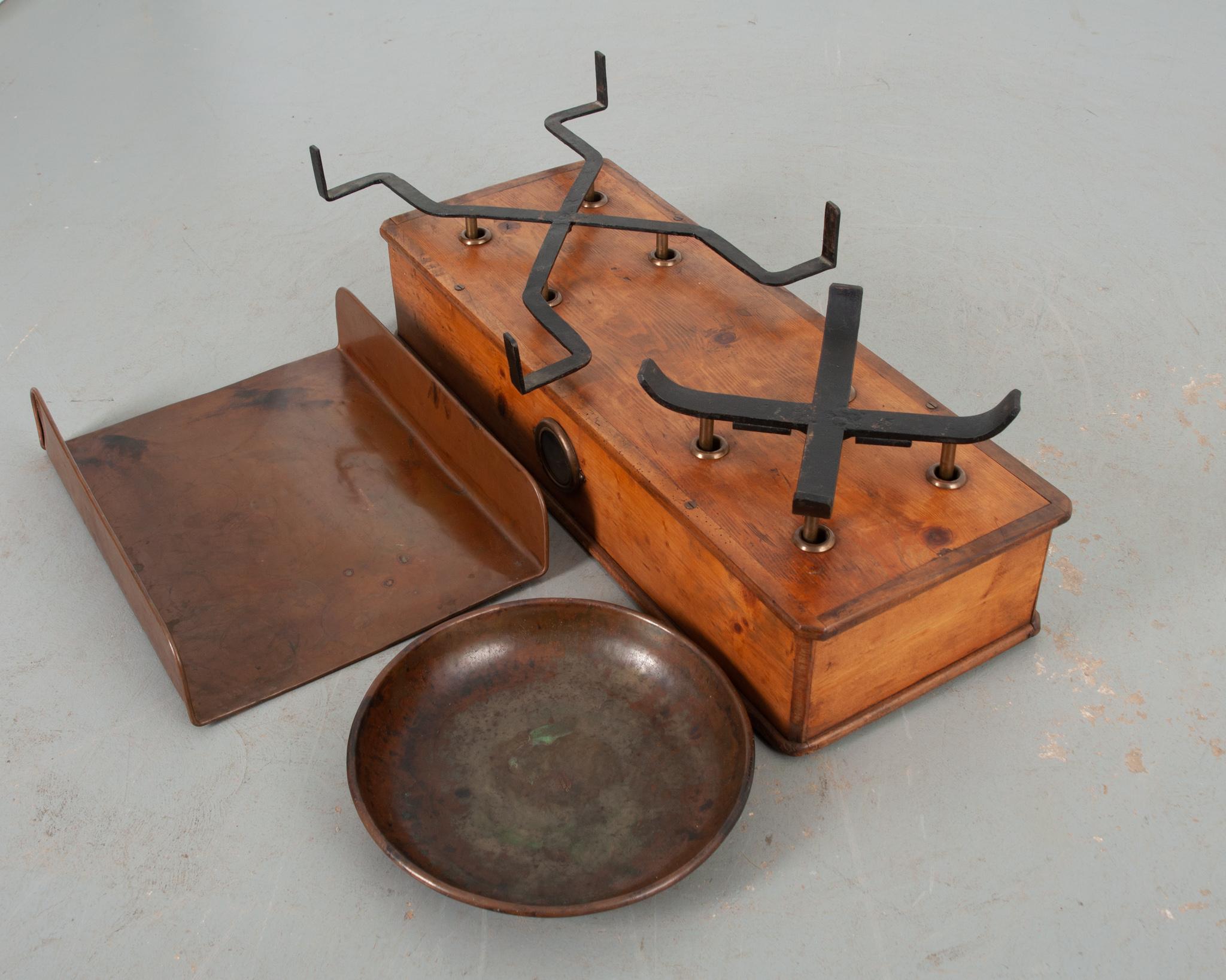 XIXe siècle Grande échelle culinaire vintage française en vente
