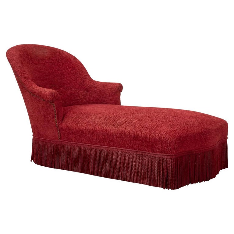 French Vintage Meidienne Chaise Lounge at 1stDibs