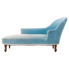 French Vintage Meridienne or Chaise Longue