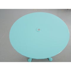 French Antique Metal Garden Table Powder-Coated