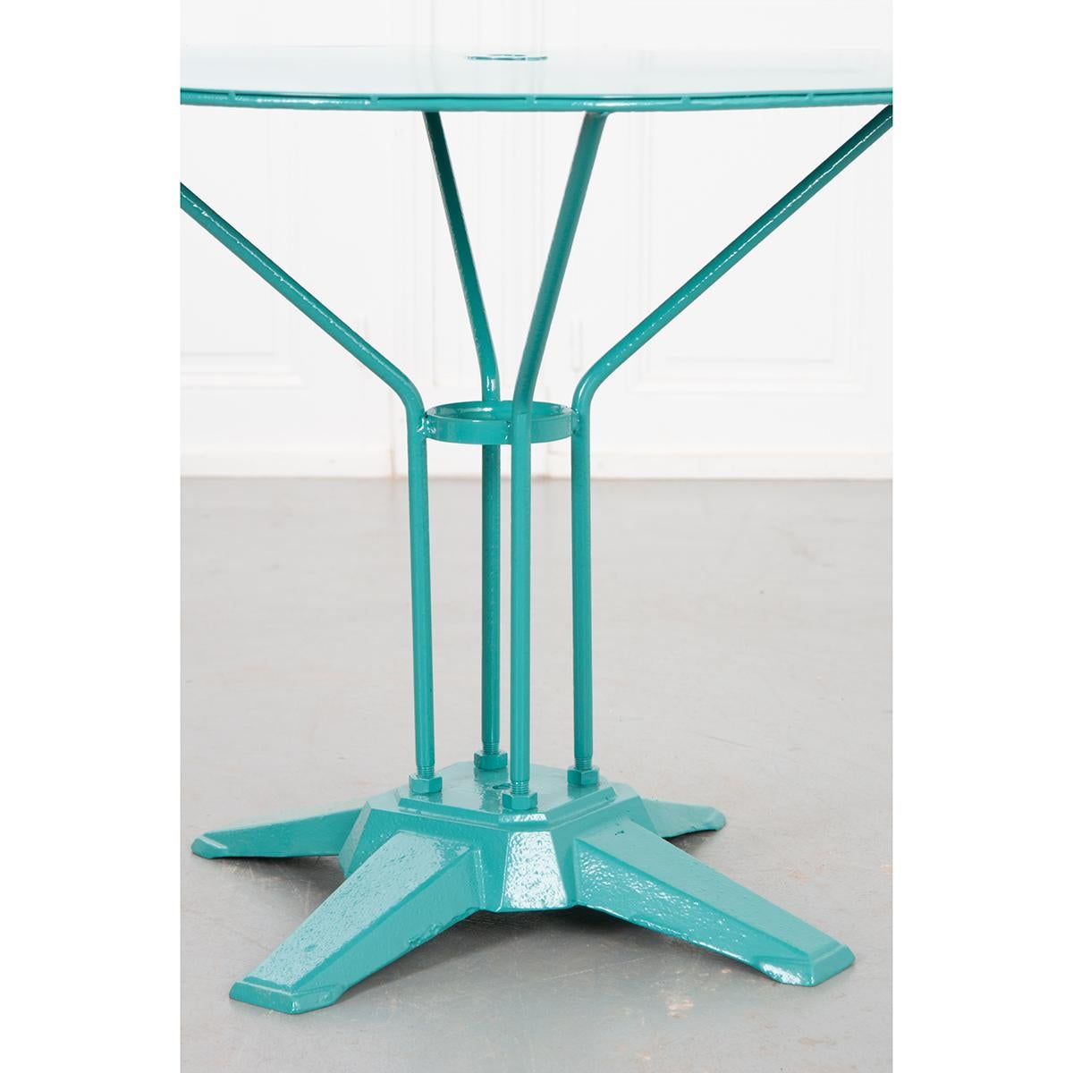 Other French Vintage Metal Garden Table For Sale