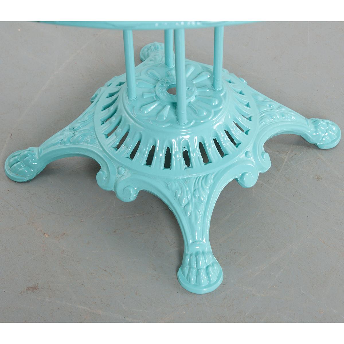 French Vintage Metal Garden Table For Sale 2