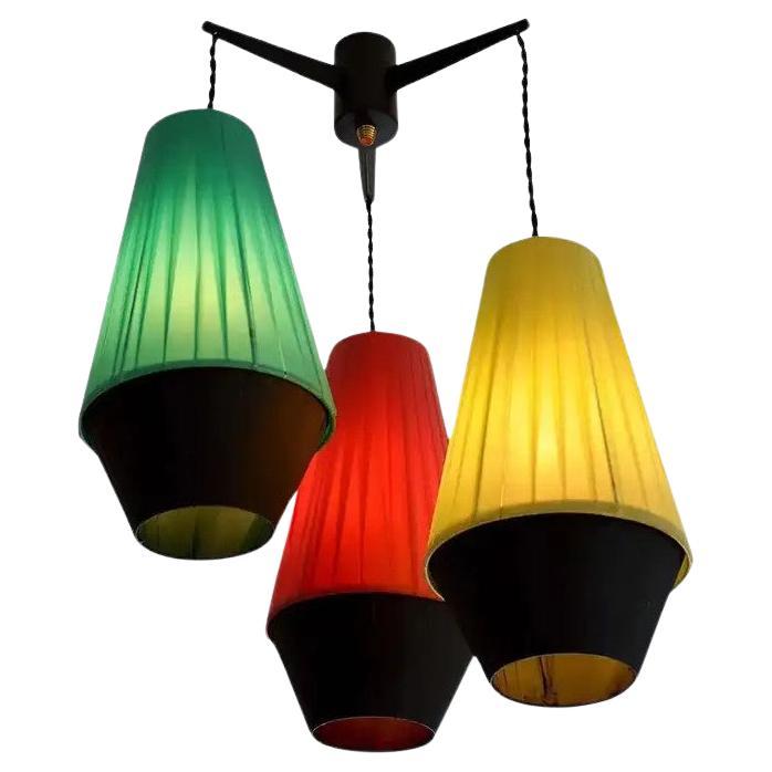 French Vintage Midcentury Ceiling-Light, 1950s For Sale