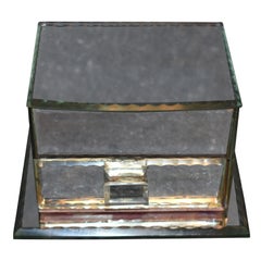 French Retro Mirrored Jewelry Box