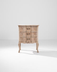 French Vintage Oak Petite Drawer Chest