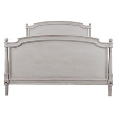 French Vintage Painted Full Size Bed