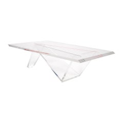 French Vintage, Period Mid-Century Modern Lucite Coffee Table