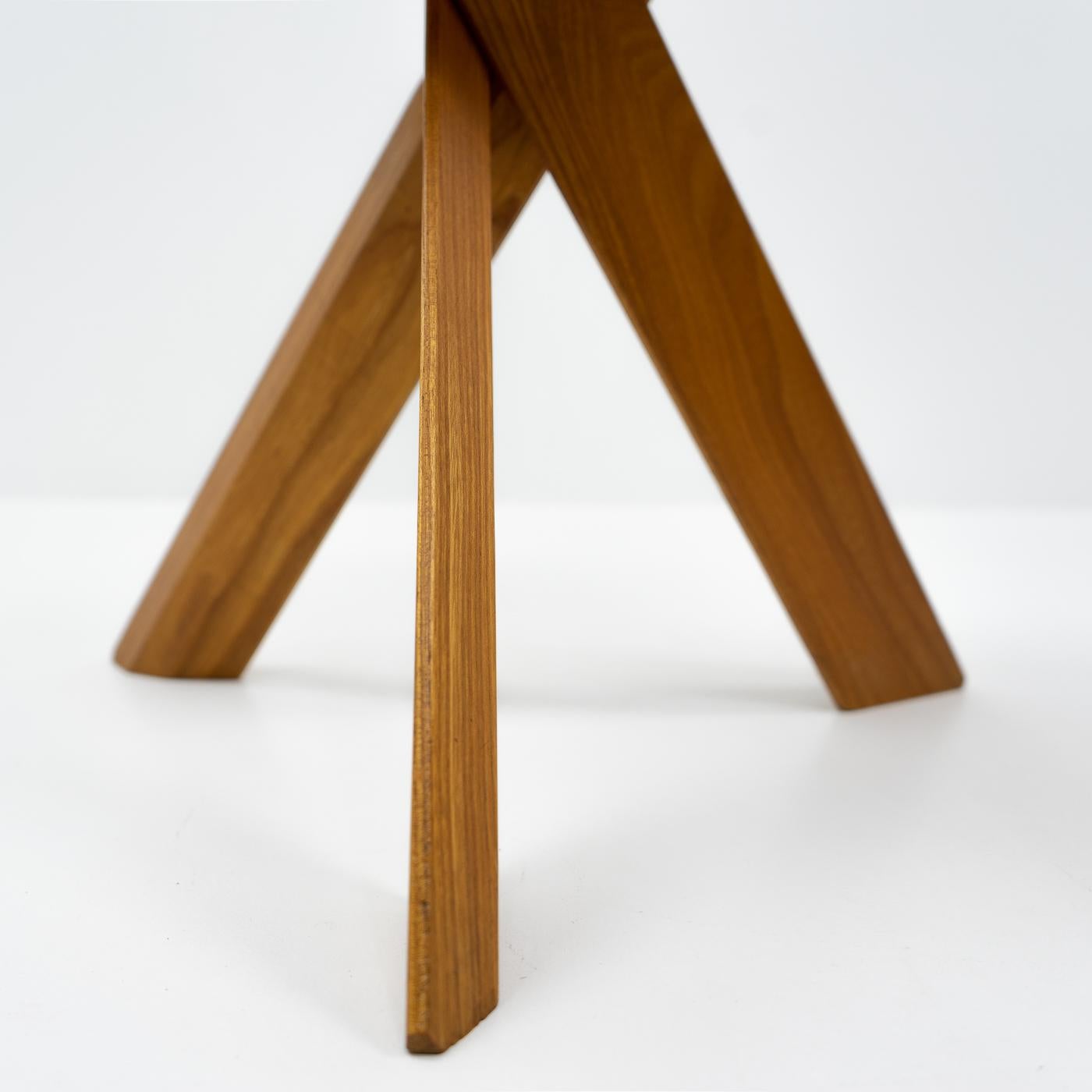 Original French Vintage Pierre Chapo, S31 Stool in Elm, 1980s For Sale 2