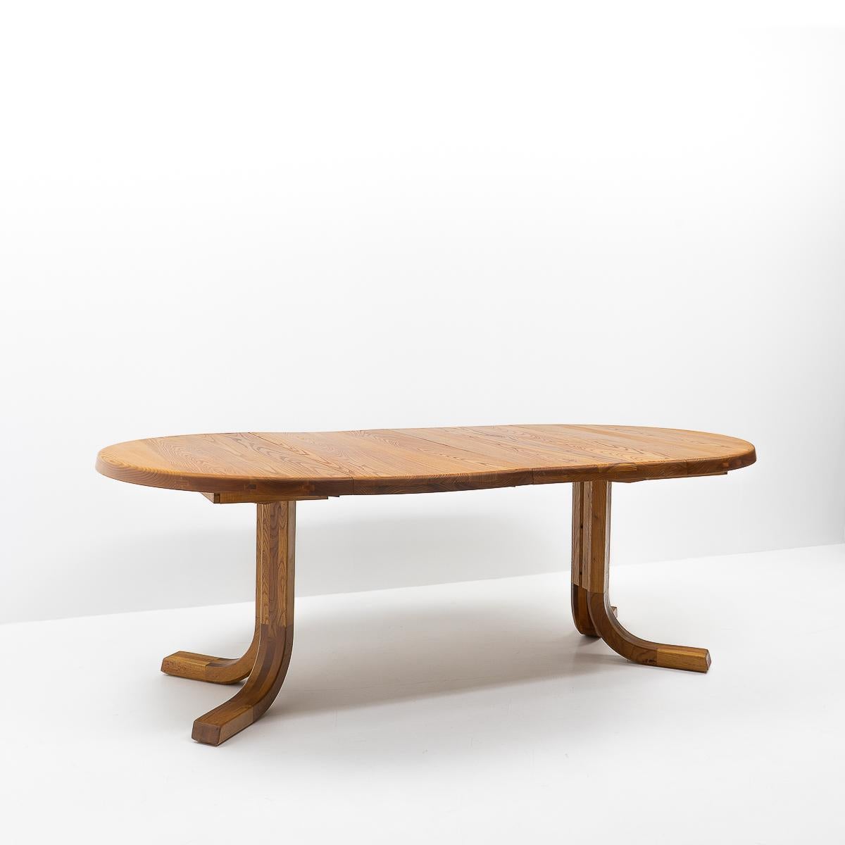 French Vintage Pierre Chapo T40 Dining Table, 1980s 5