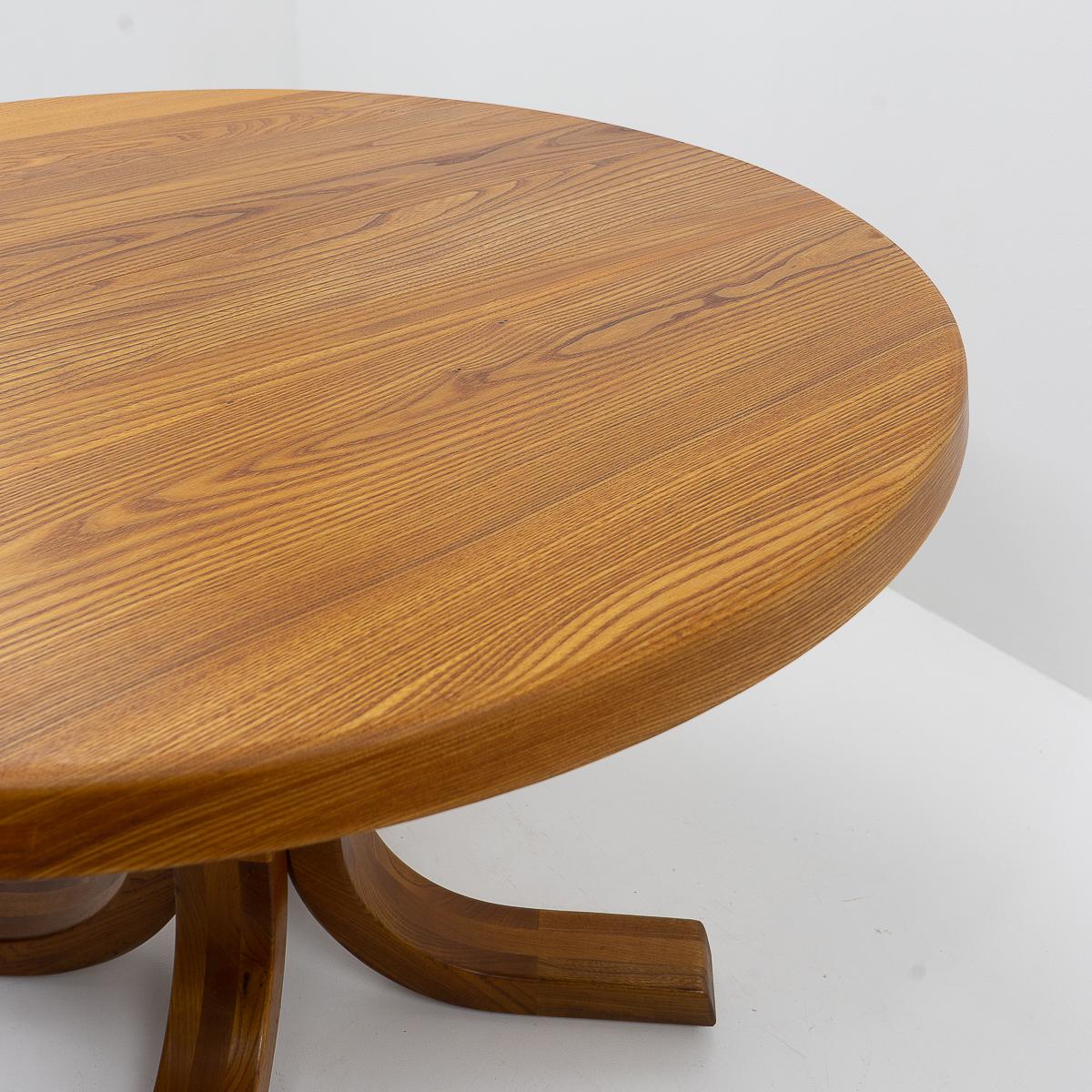 French Vintage Pierre Chapo T40 Dining Table, 1980s 6