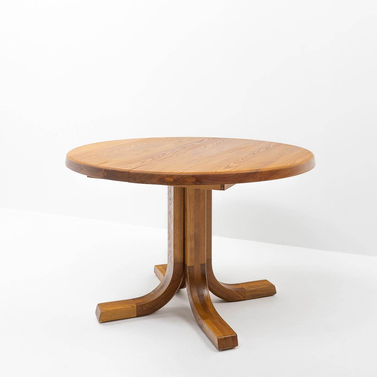Mid-Century Modern French Vintage Pierre Chapo T40 Dining Table, 1980s