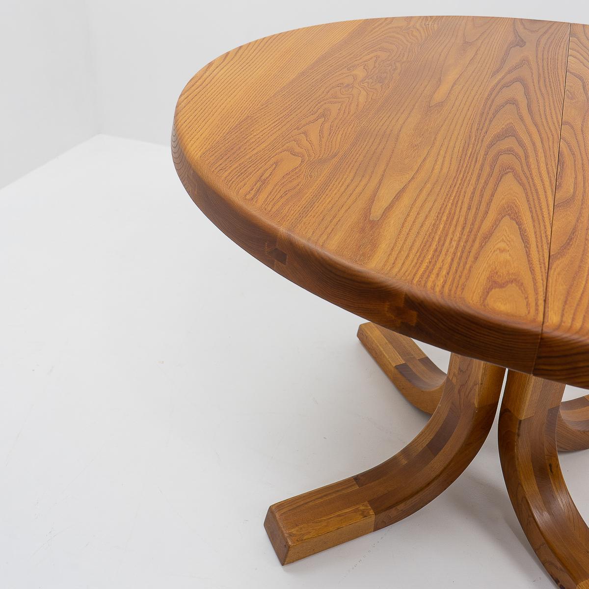 Late 20th Century French Vintage Pierre Chapo T40 Dining Table, 1980s