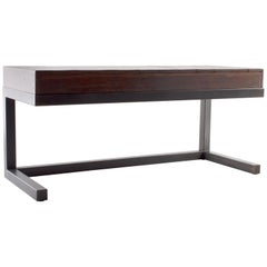 French Vintage Proctor
s Stand Console Table on Black Steel Base French Vintage Proctor
s Stand Console Table on Black Steel Base