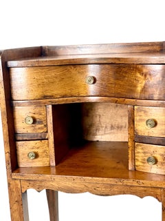 French Vintage Provincial Nightstand, Fruitwood, Circa 1930