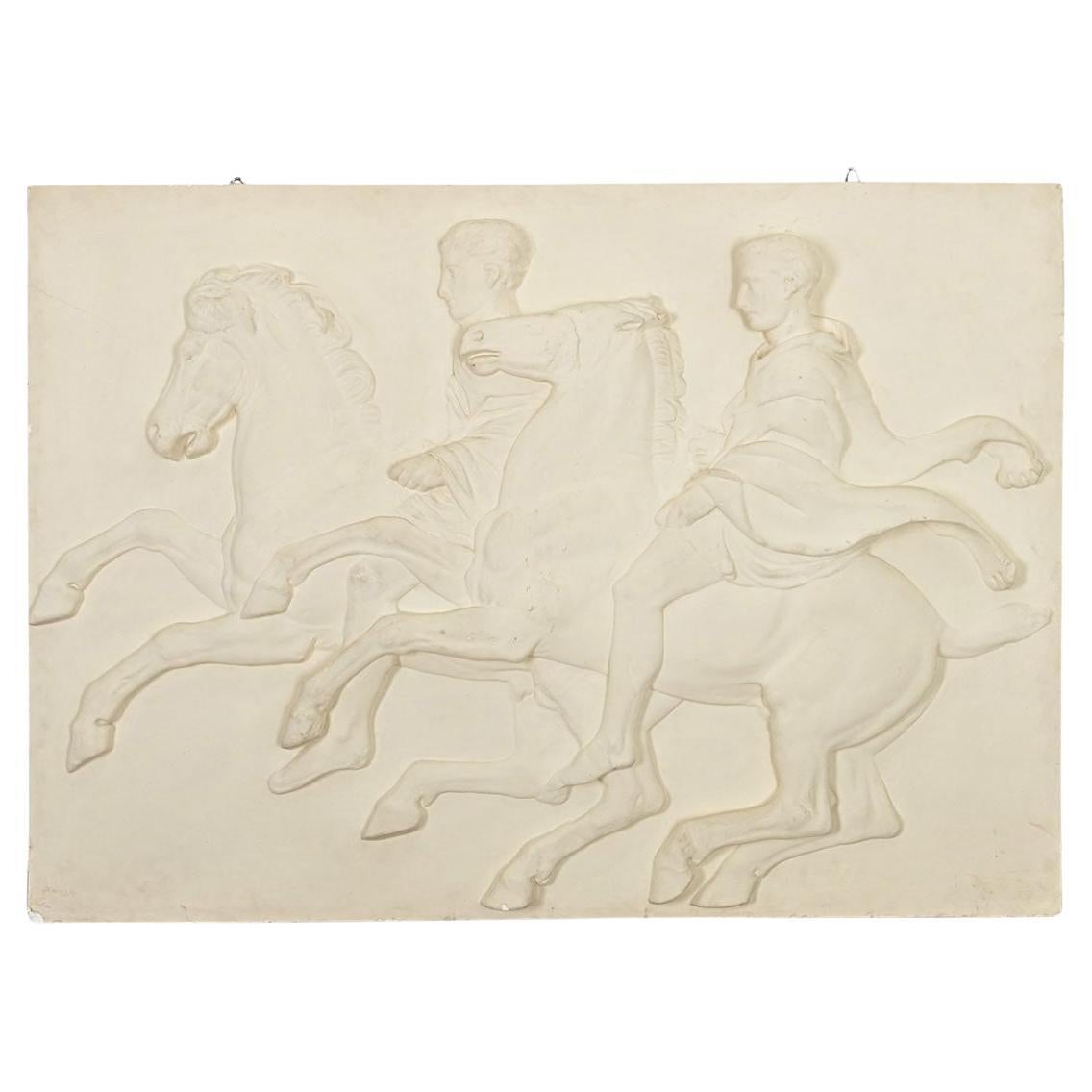 French Vintage Reproduction Parthenon Frieze Panel