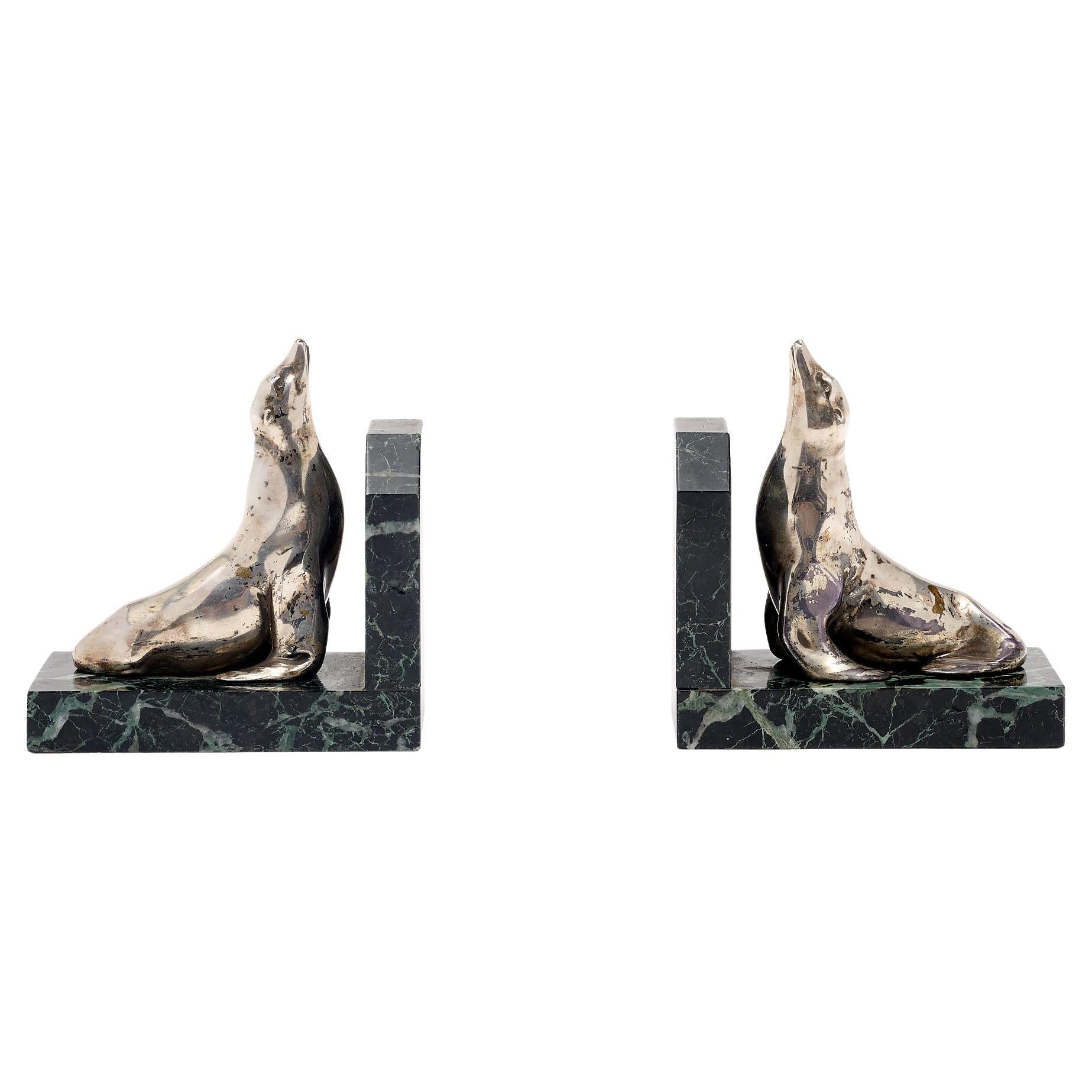 Französisch Vintage Seal Buchstützen