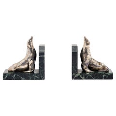 Französisch Vintage Seal Buchstützen