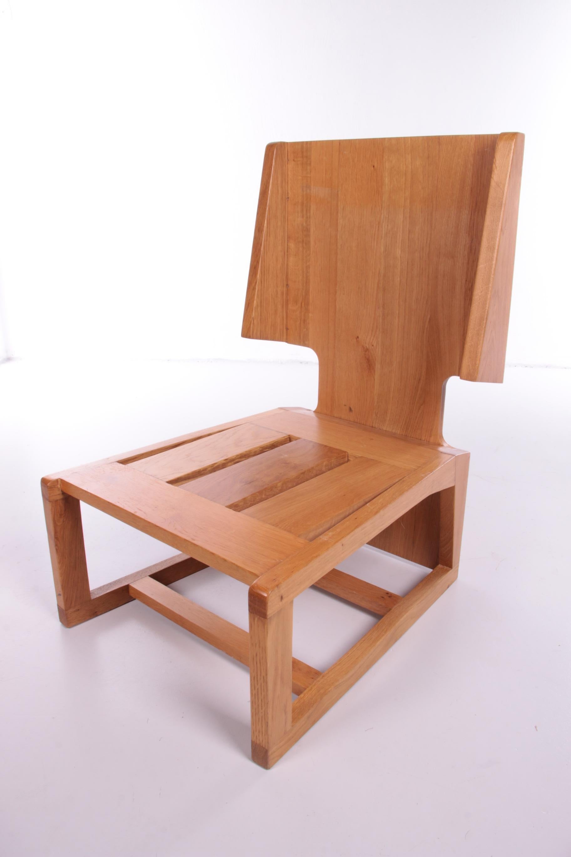 Ensemble de chaises de designer françaises vintage en chêne, années 1970 en vente 4
