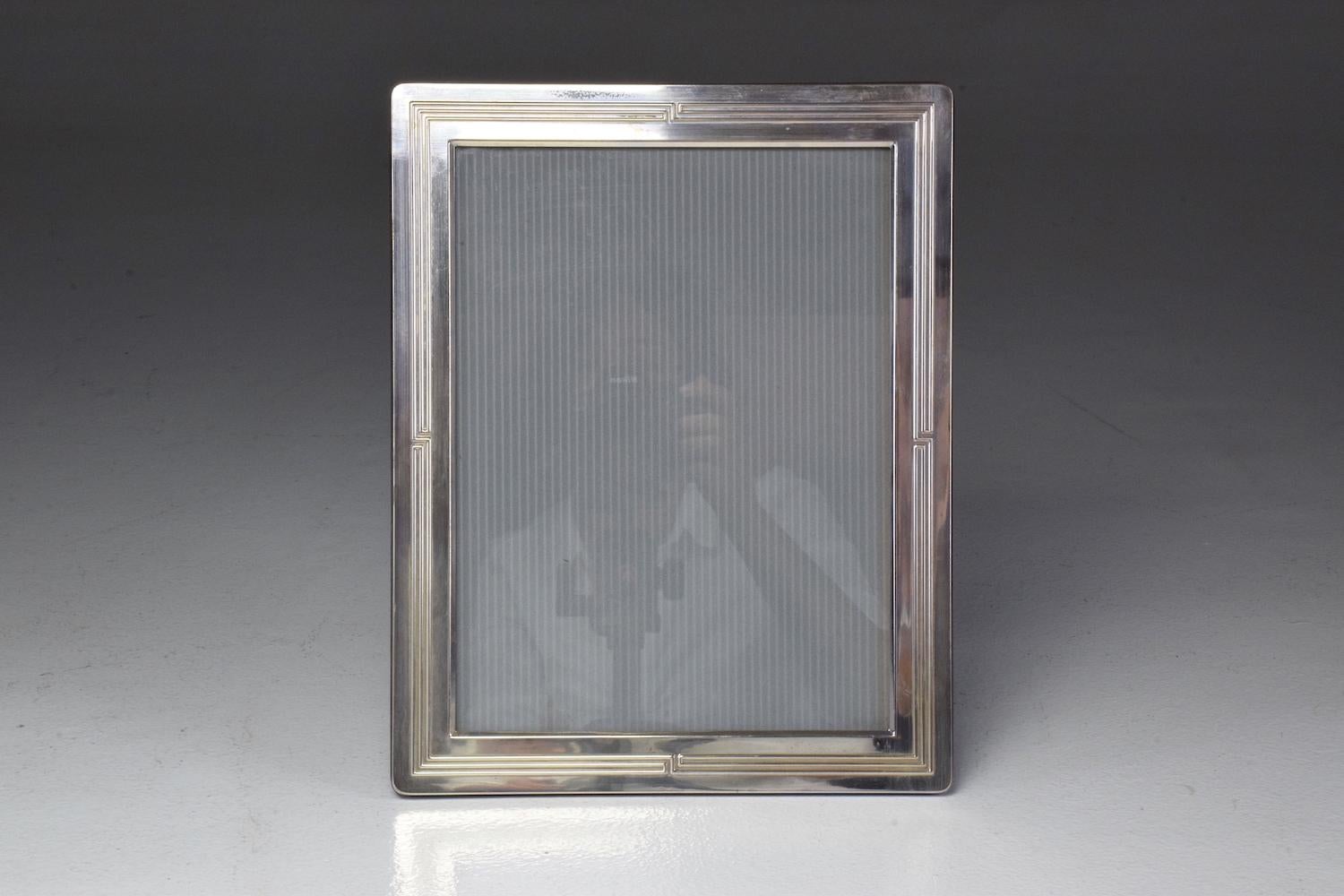 Silvered French Vintage Silver Christofle Frame, 1960-1970