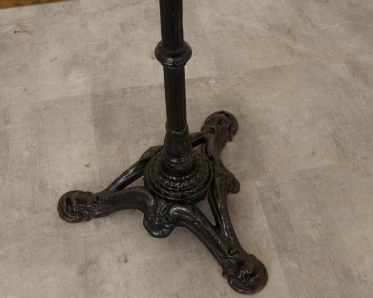 French Vintage Square Bistro Table For Sale at 1stDibs