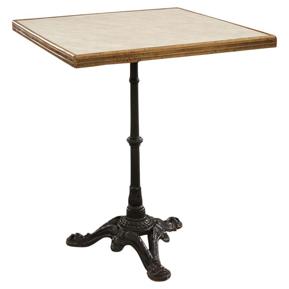 French Parisian Antique Bistro Table at 1stDibs antique cafe table