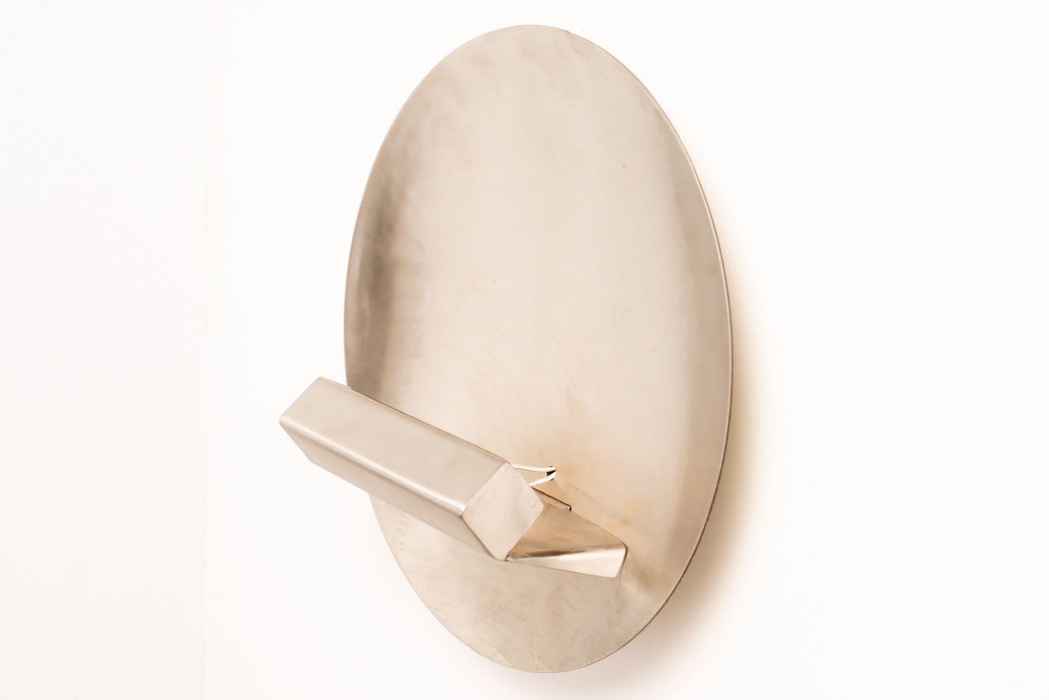 French Vintage Stainless Steel Applique by Maria Pergay, 1970s in vendita 9
