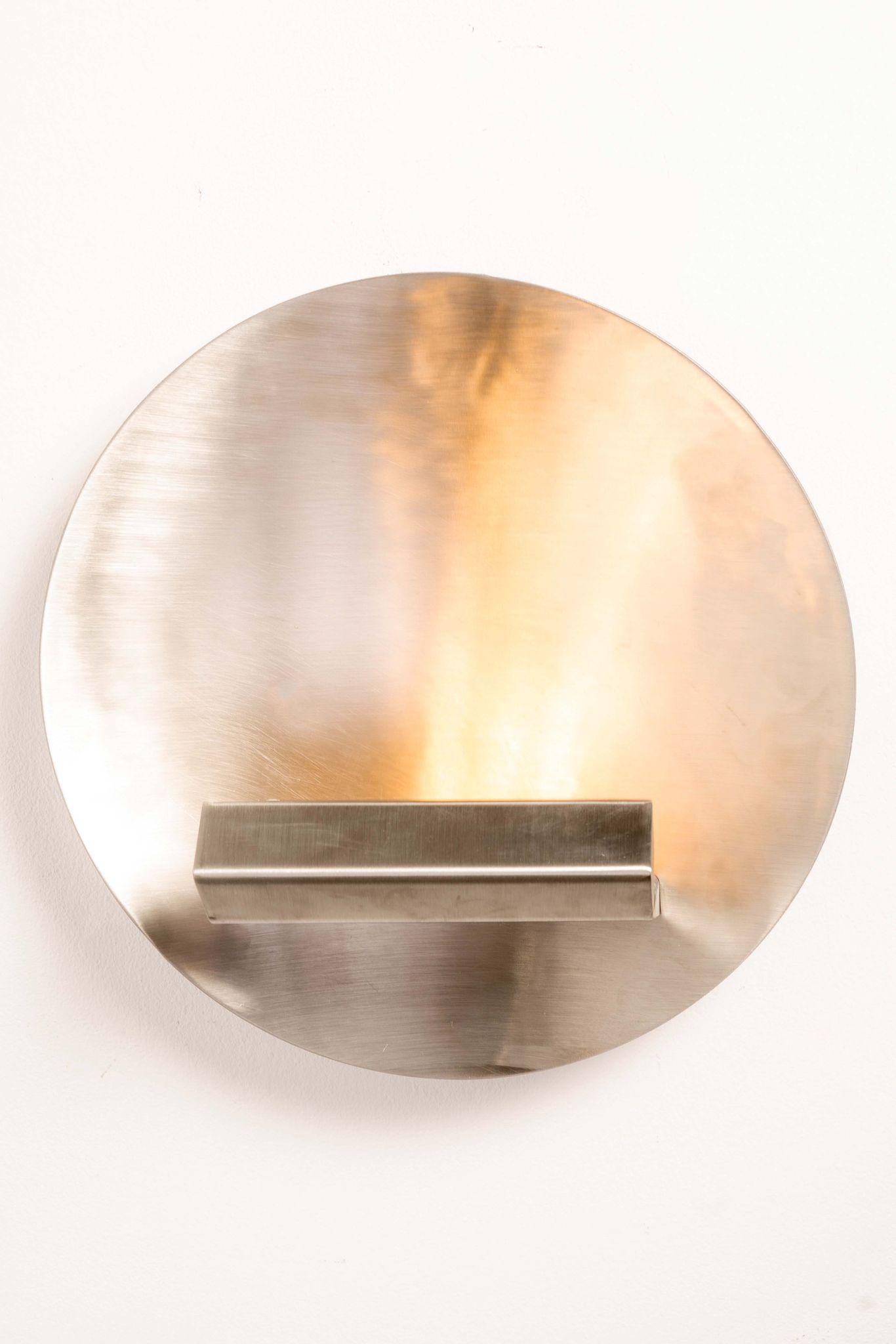 French Vintage Stainless Steel Applique by Maria Pergay, 1970s In condizioni buone in vendita a Medesano, Parma