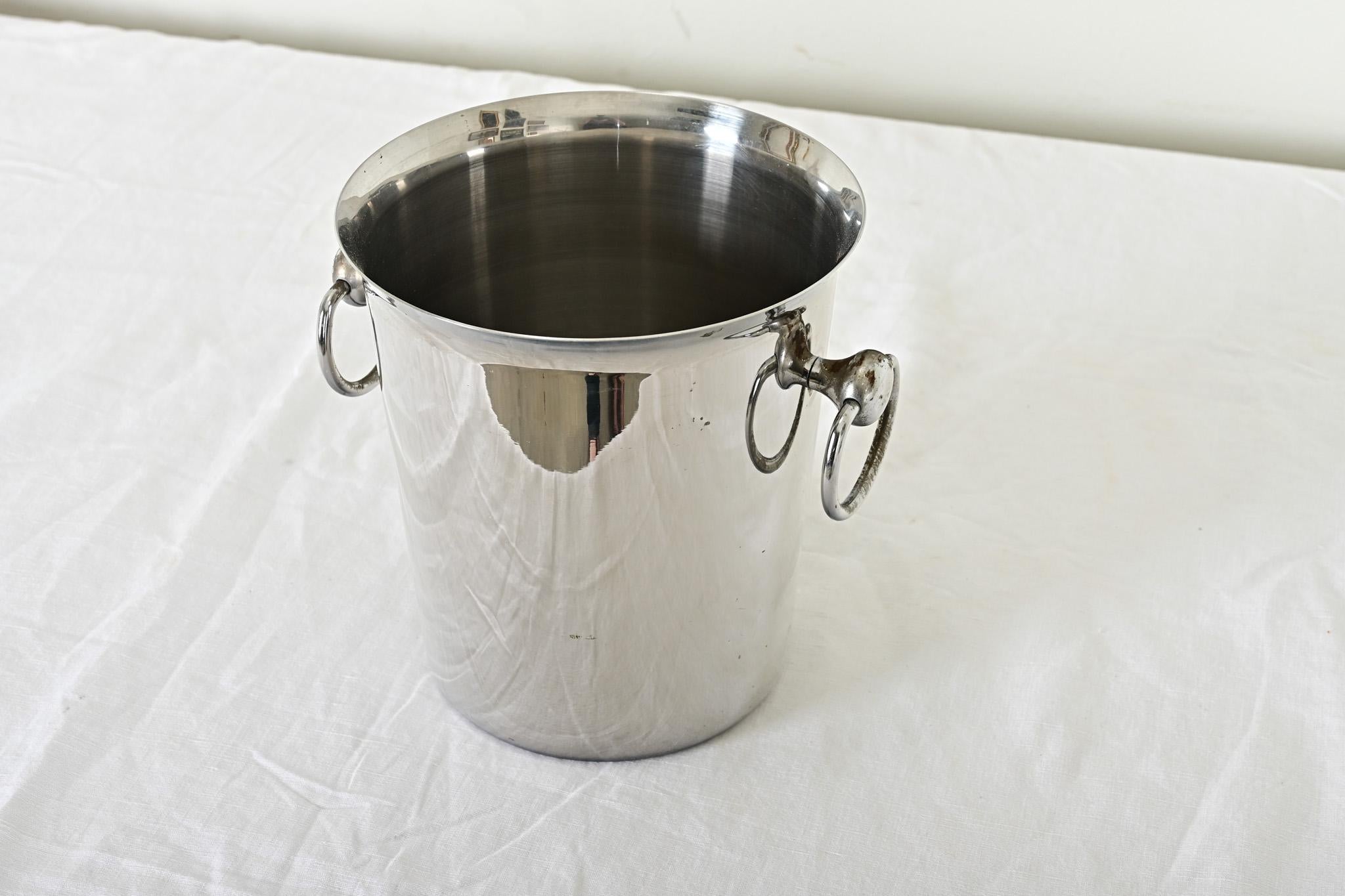 Other French Vintage Steel Champagne Bucket